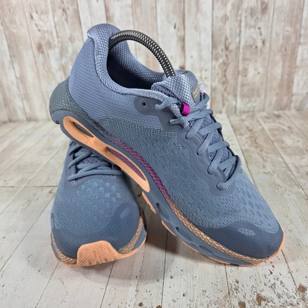 Under Armour HOVR Infinite 2 Womens Running Blue Orange 3023556-400 Size 11